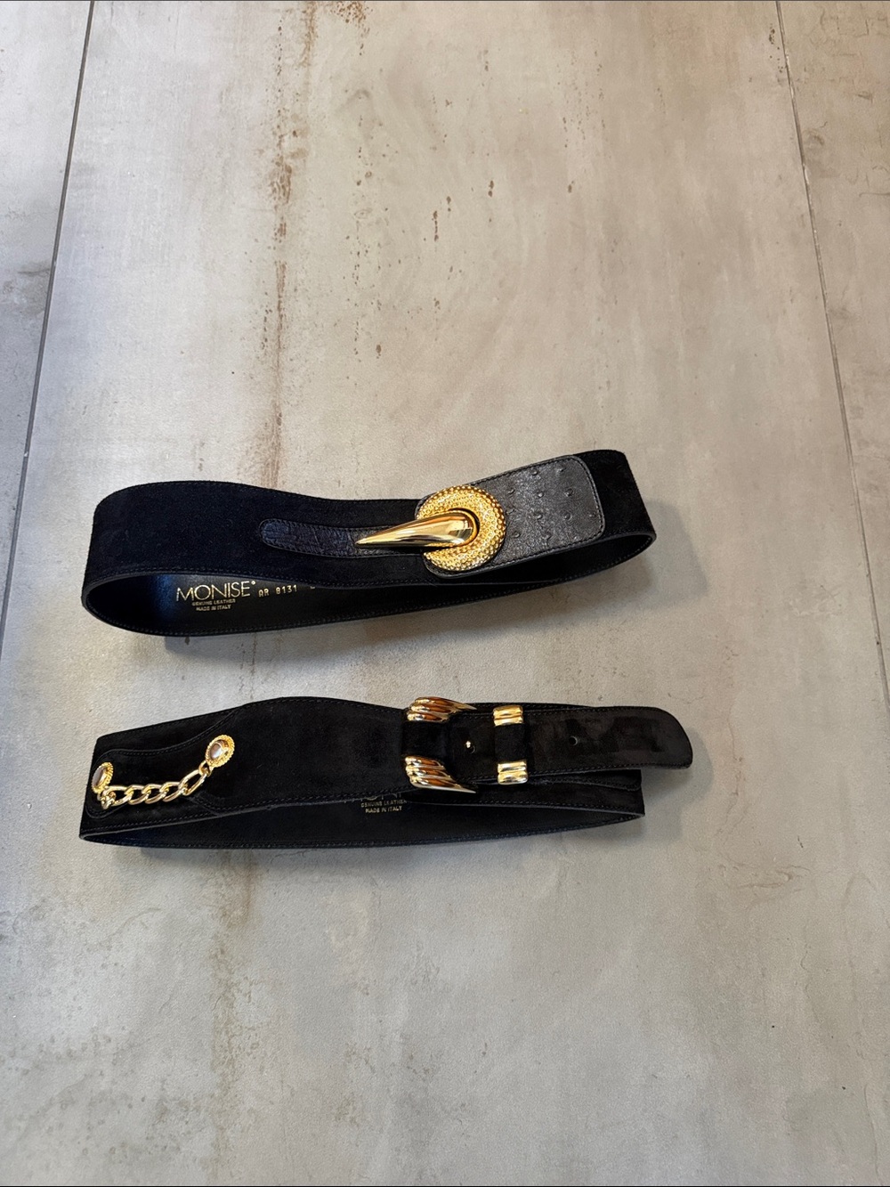 MONSE Suede Belt Bundle